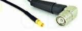 Coaxial Cable, SSMC to TNC 90 degree (right angle), RG174, 4 foot, 50 ohm