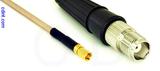 Coaxial Cable, SSMC to TNC female, RG316 double shielded, 4 foot, 50 ohm