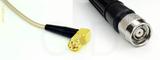 Coaxial Cable, SMA 90 degree (right angle) to TNC reverse polarity, RG316, 20 foot, 50 ohm