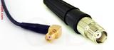 Coaxial Cable, SMA 90 degree (right angle) female to TNC female, RG174, 12 foot, 50 ohm