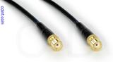 Coaxial Cable, SMA female to SMA female, RG174 low noise, 3 foot, 50 ohm
