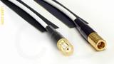 Coaxial Cable, SMA female to SMB plug (female contact), RG188 low noise, 3 foot, 50 ohm