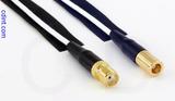 Coaxial Cable, SMA female to SMB plug (female contact), RG196 low noise, 32 foot, 50 ohm