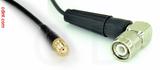 Coaxial Cable, SMA female to TNC 90 degree (right angle), RG174 low loss, 2 foot, 50 ohm