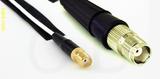 Coaxial Cable, SMA female to TNC female, RG196 low noise, 5 foot, 50 ohm