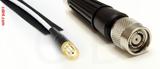 Coaxial Cable, SMA female to TNC reverse polarity, RG188 low noise, 16 foot, 50 ohm