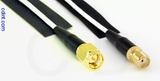 Coaxial Cable, SMA to SMA female, RG196 low noise, 4 foot, 50 ohm