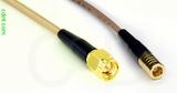 Coaxial Cable, SMA to SMB plug (female contact), RG316 double shielded, 4 foot, 50 ohm
