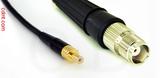 Coaxial Cable, SMB jack (male contact) to TNC female, RG174 flexible (TPR jacket), 20 foot, 50 ohm
