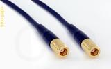 Coaxial Cable, SMB plug (female contact) to SMB plug (female contact), RG174 flexible (TPR jacket), 8 foot, 50 ohm