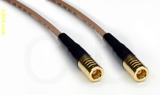 Coaxial Cable, SMB plug (female contact) to SMB plug (female contact), RG316, 40 foot, 50 ohm