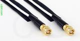Coaxial Cable, SMC (Subvis) to SMC (Subvis), RG196 low noise, 2 foot, 50 ohm