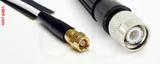 Coaxial Cable, SMC (Subvis) to TNC, RG188 low noise, 20 foot, 50 ohm